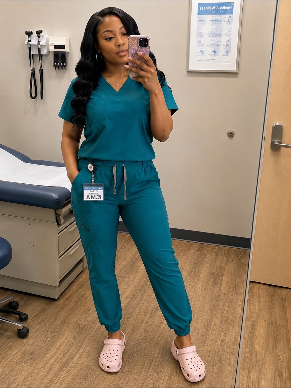 Teal Uniform Pants - Size XL - see all pics